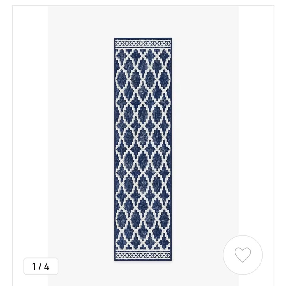 Outdoor/indoor cleo trellis ruggable 2.5x10